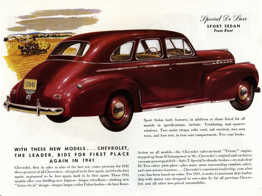 1941 Chevrolet Full-Line Brochure Page 9